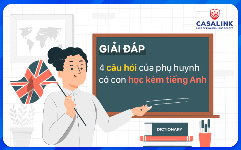 Giải đáp 4 câu hỏi của phụ huynh có con học kém tiếng Anh