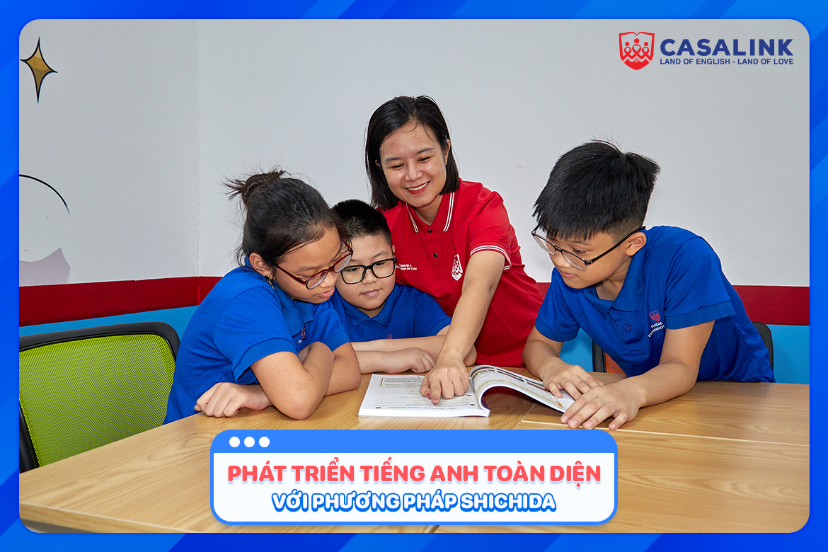 Phát triển tiếng Anh toàn diện với phương pháp Shichida! Tại sao không?