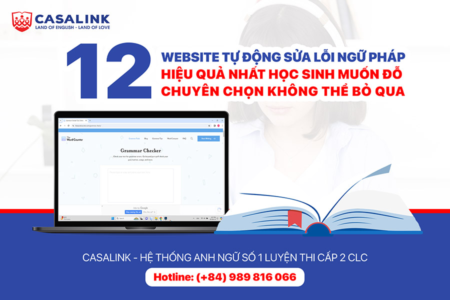 12 website tự động sửa lỗi ngữ pháp tiếng Anh hiệu quả nhất